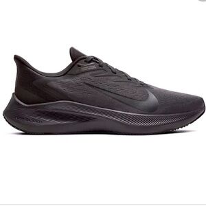 Nike Zoom Winflo 7 Triple Black Latest Running Shoes CJ0291-001  9.5